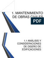 1 Mantenimiento de Obras Civiles