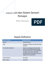 Status Gizi Dan Sistem Sensori Persepsi