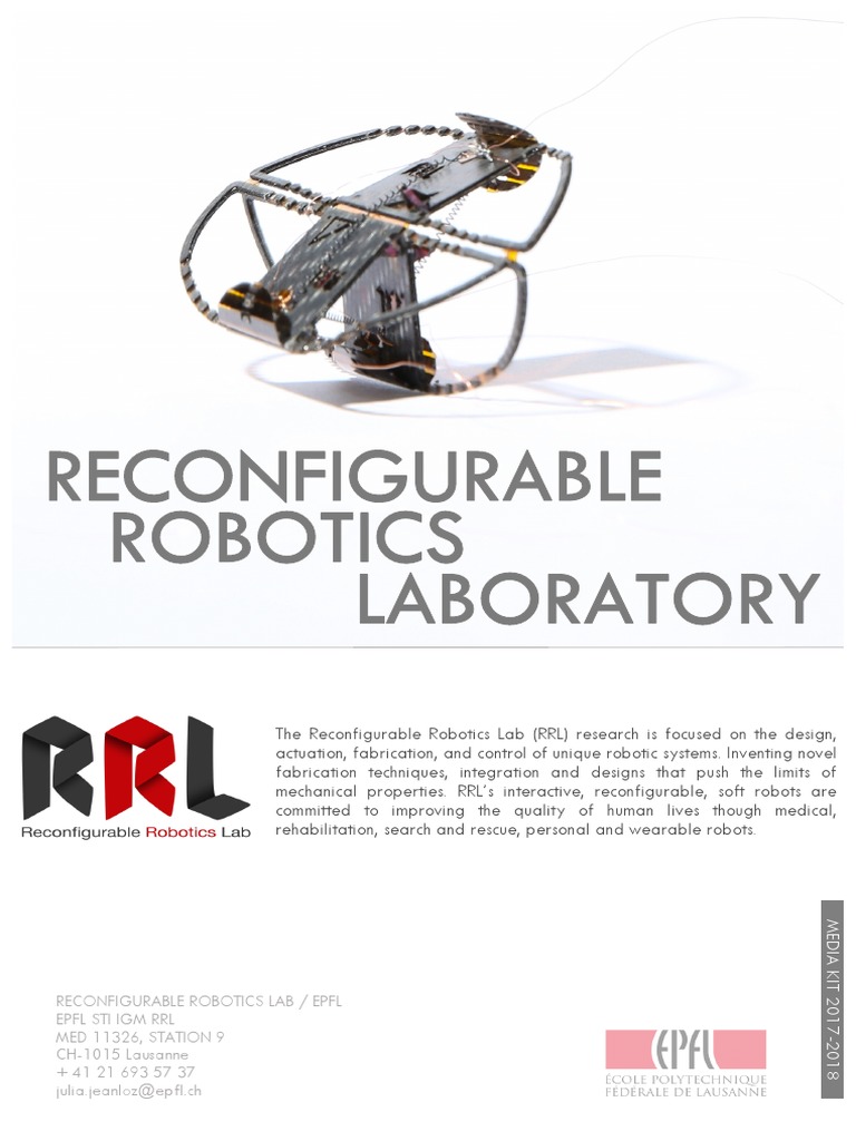 MediaKit2017RRLEPFL13 10 17 | PDF | Robot | Robotics