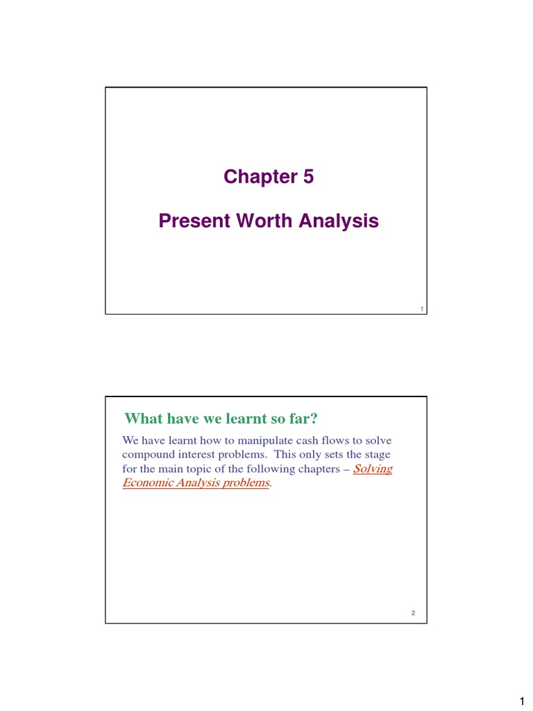 Chapter 5 Engineering Economics | PDF | Inflation | Deflation