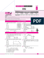 Imo Sample Paper Class-8