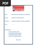 Organizacion Mundial Del Comercio