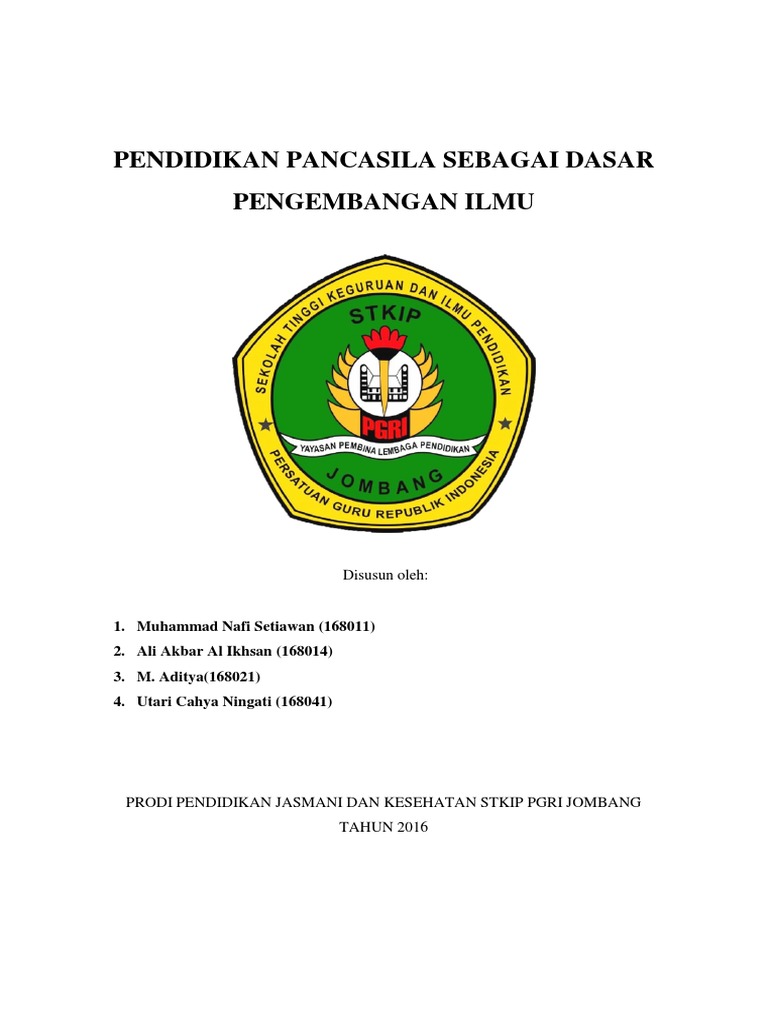 Pancasila sebagai Dasar Pengembangan Ilmu | PDF