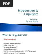 Linguistics 