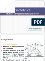  Incercari Pe Teren Pentru Determinarea Compresibilitatii