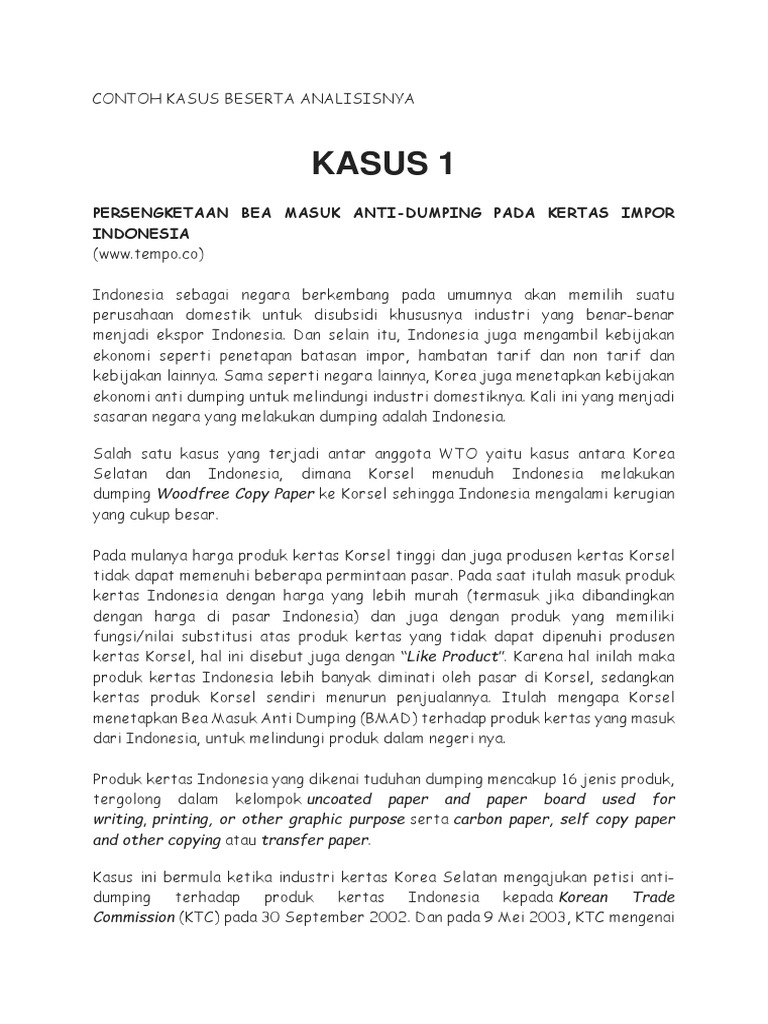 Kasus bisnis di indonesia