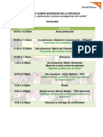 Programa Del Foro 20 Agosto