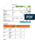 Analisis de Costo Unitario