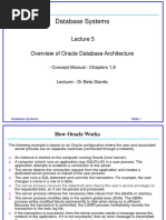 Database Systems: Overview of Oracle Database Architecture