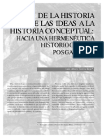 Nomadas de La Historia de Las Ideas A La Historia Conceptual