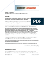 June 29, 2011: Volume 9, Number 5 Jobs Not Getting Done: Bold Approaches To Innovation