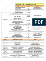 Fauntleroy Fall Festival 2017 Schedule