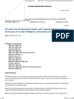 REHS0541 - Procedure For The Inspection, Repair, and Component Replacement On The Frames