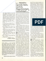 GLATZ FERENC: "... Tisztelve Egymás Hitét, Nyelvét, Függetlenségét, Szabadságát... "Historia - 1984 - Pages185-187
