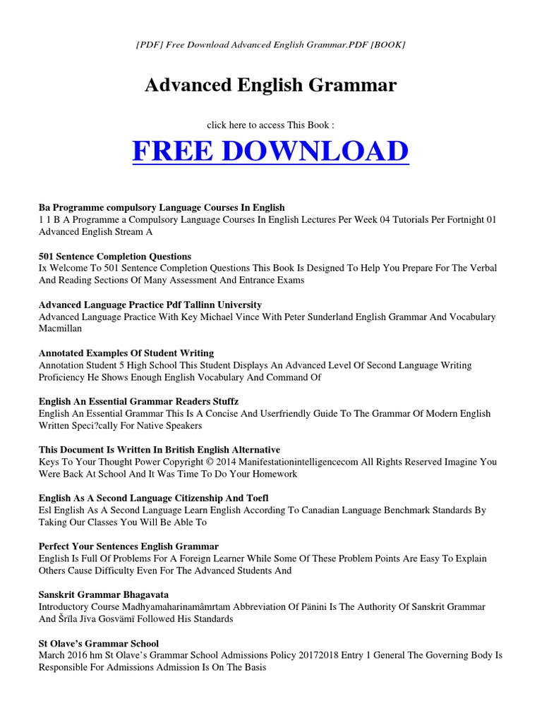 worksheet Advanced Esl Grammar Worksheets advanced english grammar language grammar