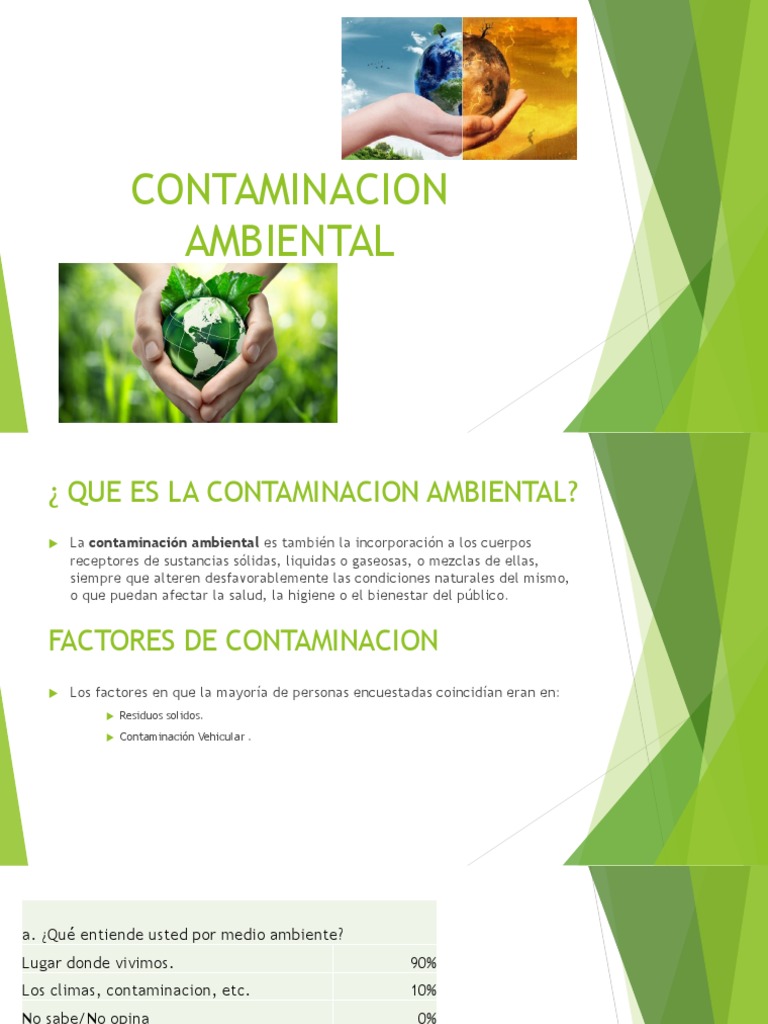 Medio Ambiente | PDF | Contaminación | Entorno natural