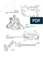 Accidentes Geográficos para Colorear