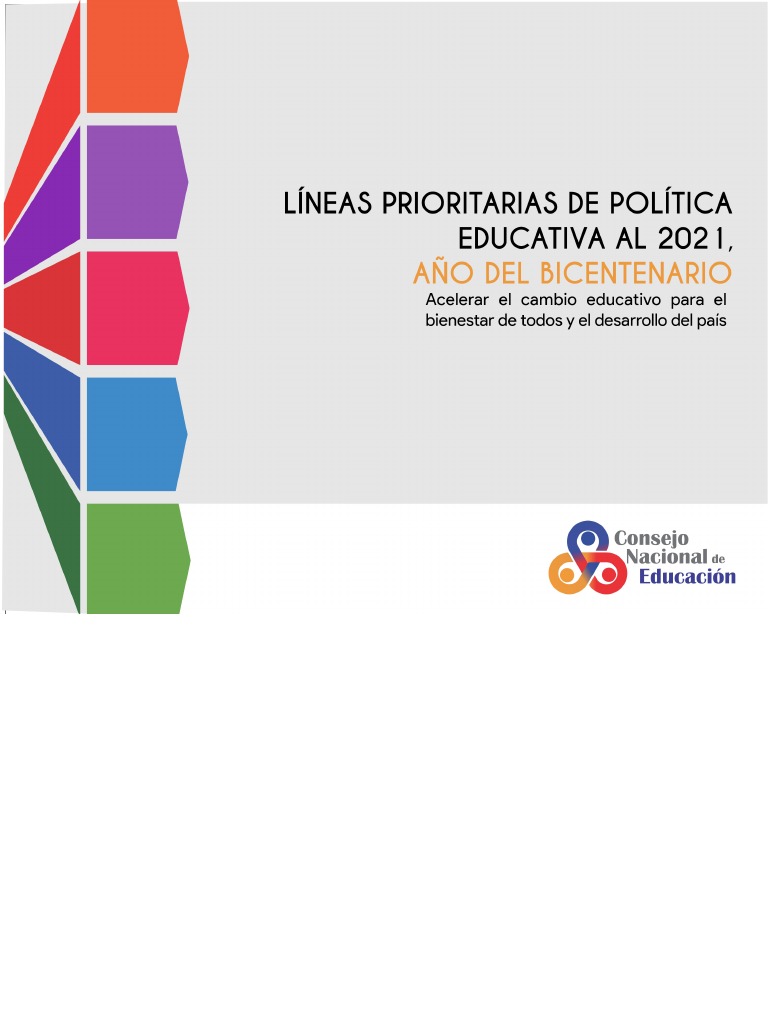 Líneas Prioritarias de Educación 2021 | PDF | Educación Secundaria ...