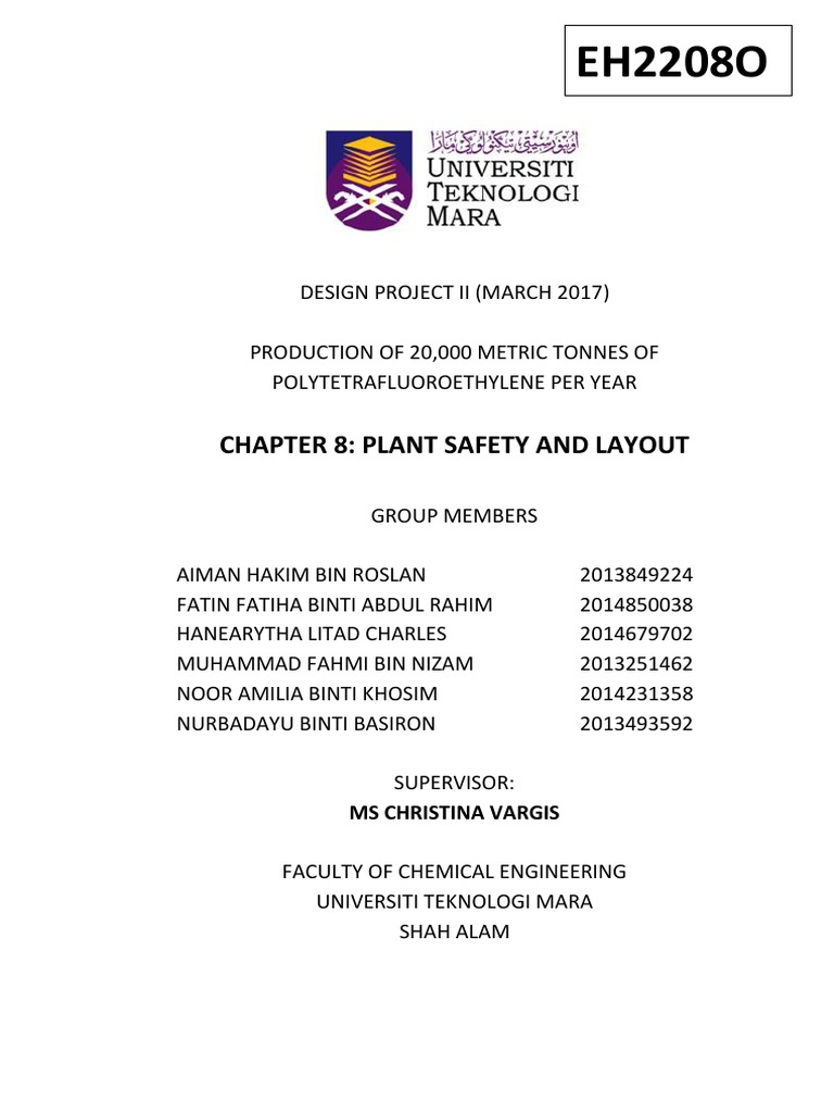 Chapter 8 - Plant Safety and Layout | PDF | Chemical Reactor | Heat ...
