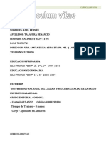 Curriculum Vitae Raul Talavera