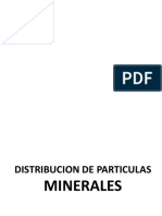 Distribucion de Particulas Minerales