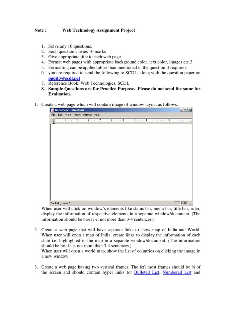 Web Technology | PDF | Computers