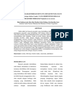 Isolasi Dan Karakterisasi Senyawa Bioaktif Pada Daun Kelor Moringa Oleifera Lamk Yang Berpotensi Sebagai Antibakteri Terhadap Staphylococcus Aureus PDF