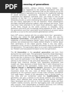 Major of The: Generations Western World | PDF | Millennials | Postmodernism