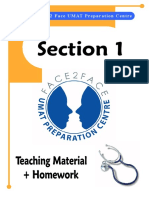 005 Face2Face UMAT Section 1 Guide With Homework PDF