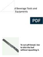 Food and Beverage Tools and Equipments