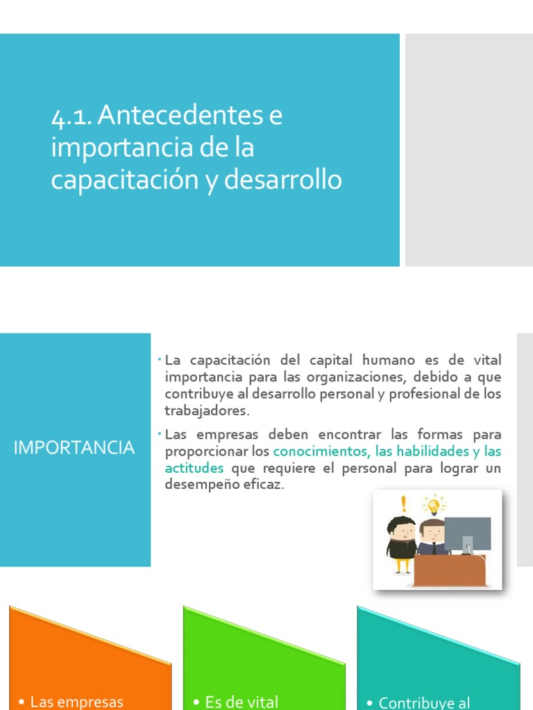 Importancia de la Capacitación Laboral | PDF | Desarrollo personal ...