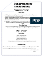 Development of Management: Frederick Taylor
