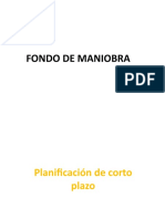 Fondo de maniobra: planificación financiera a corto plazo