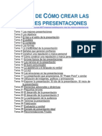 Curso de Cómo Crear Las Mejores Presentaciones