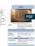 Biblia - Wikipedia, La Enciclopedia Libre