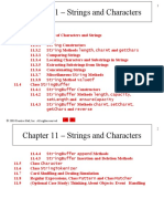 Chapter 11 - Strings and Characters: String String