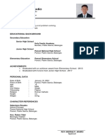 Roy Andrae Resume