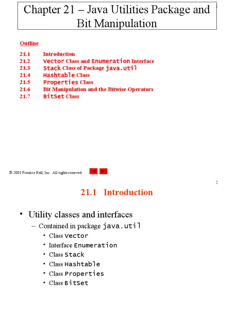 Java Utilities and Bit Manipulation Guide | PDF | Array Data Structure ...