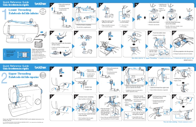 Sewing Machine Threading Guide | PDF | Textile Arts | Sewing
