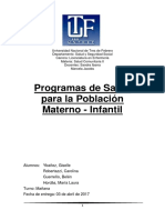 T.P. Plan Materno-Infantil