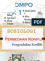 Kelompok1 (Kelas 11 LM Sosiologi) - Perbedaan Konflik Dan Kekerasan. Pengendalian Konfik