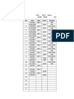 652 EMI Dates Debit Credit Remarks Test