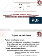 Pert 1 2012 Konsep Dasar Mutu Pelayanan Kesehatan Dan Kebidanan - Ayurai PDF