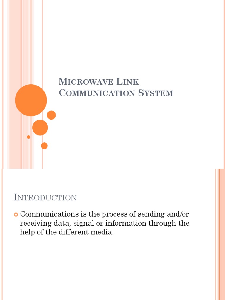 Microwave Link Design Overview | PDF | Microwave | Lightning