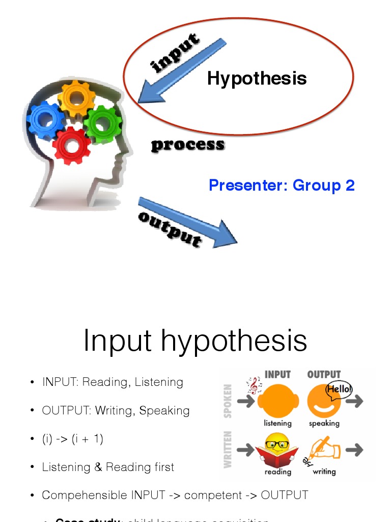 TESOL - Input Hypothesis - Group 2