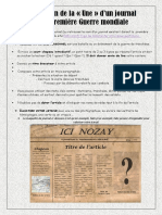 Réalisation de La Une D'un Journal PDF