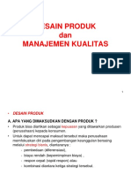 Desain Produk Dan Manajemen Kualitas