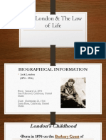 Jack London & The Law of Life