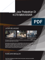 Desain Jalur Pedestrian DI Kota Makassar