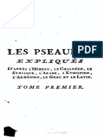 Psaumes Expliqués - Abbé Du Contant de La Molette PDF